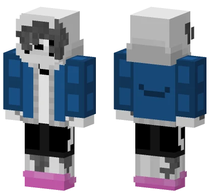 Skribbletale Sans Minecraft skin