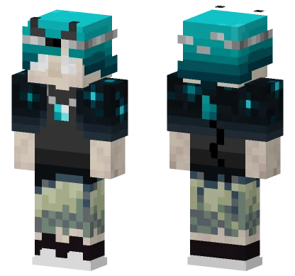Skulk Goat Minecraft skin