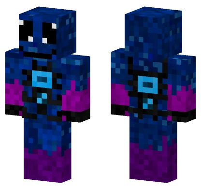 Skulk Infected Minecraft skin