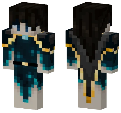 Skulk Warden Minecraft skin
