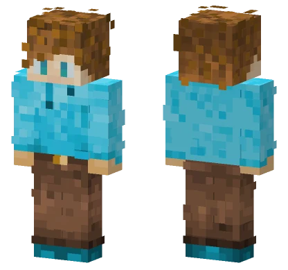 Sky Blue V2 Minecraft skin