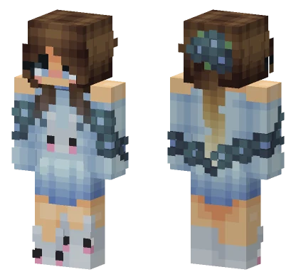 Sky Bunny Girl Minecraft skin