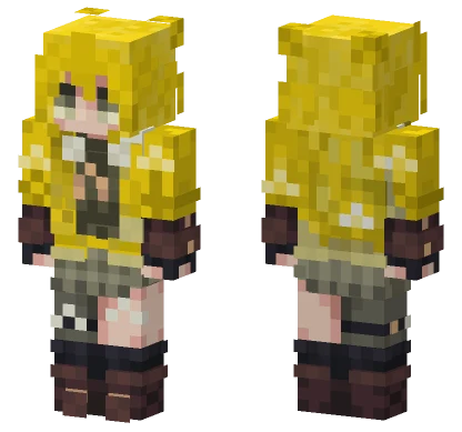 Sky Less Yellow Minecraft skin