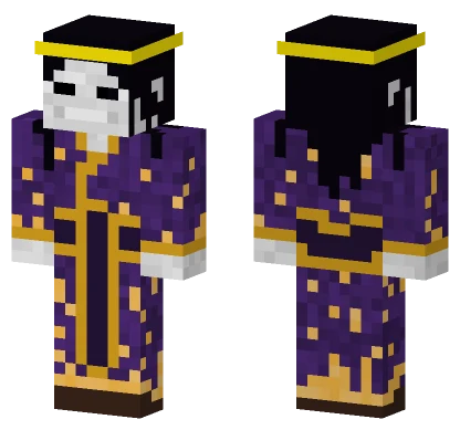 Sky Man Minecraft skin