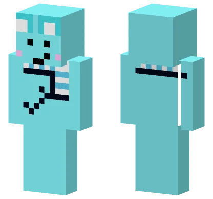 Sky Spruted Minecraft skin