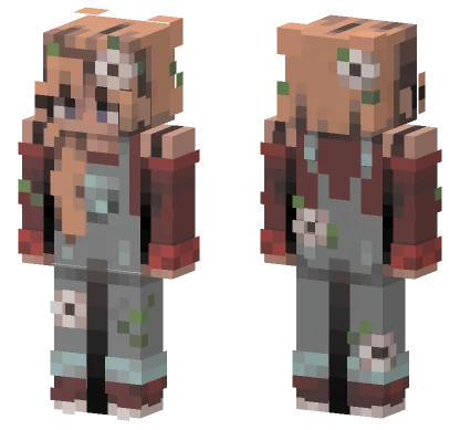 Sleeping In The Garden Minecraft skin