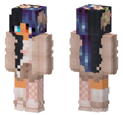 Sleepy Girl Pajamas Minecraft skin