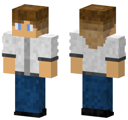 Sleeves Rolled Up Skin Minecraft skin