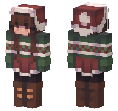 Sleigh Ride Girl Minecraft skin