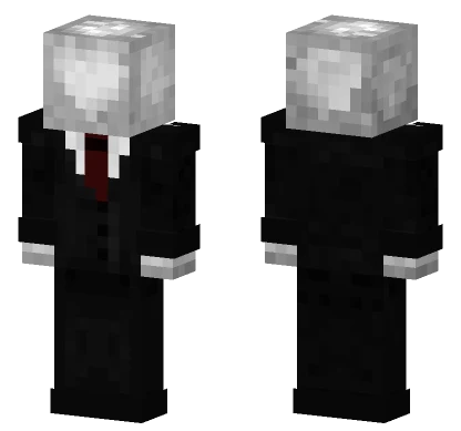 Slender Man Minecraft skin