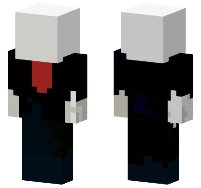 Slender Man Remastered Minecraft skin