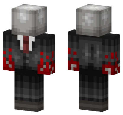 Slenderman With Bloody Hands Minecraft skin