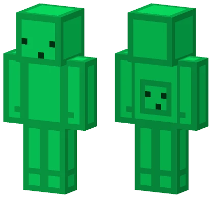 Slime Girl Minecraft skin