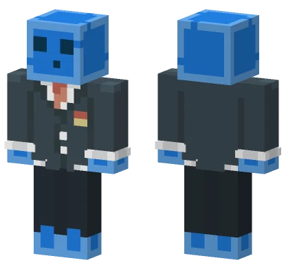 Slime Student Male Minecraft skin