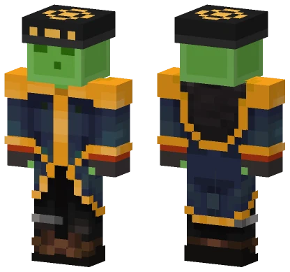 Slimey Boi Train Conductor Minecraft skin