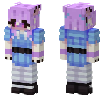 Slushie Lilac Lemurs Mania Minecraft skin