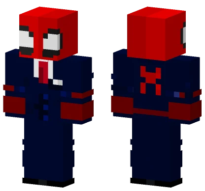 Smart Spiderman Minecraft skin