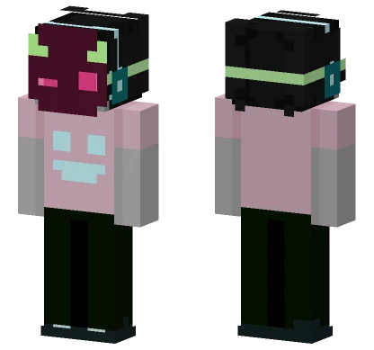Smile Corps Gamer Boy Minecraft skin