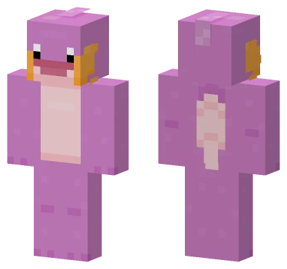 Smiling Shiny Mudkip Minecraft skin