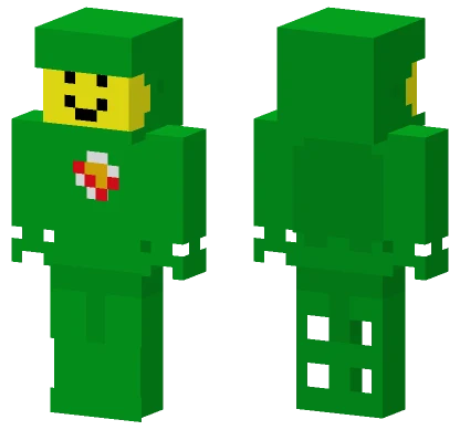 Smiling Yellow Face Minecraft skin