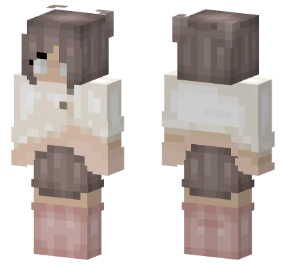 Snow Girl Minecraft skin