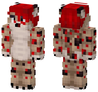 Snow Leopard Keter Commission Minecraft skin