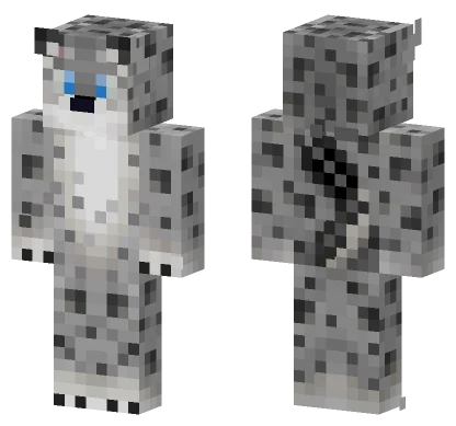 Snow Leopard Skin Minecraft skin