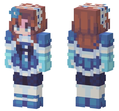 Snowborn RCE Minecraft skin