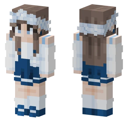 Snowdrop Girl Minecraft skin