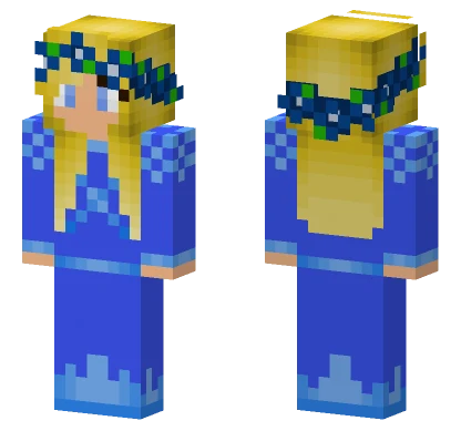 Snowflake Girl Minecraft skin