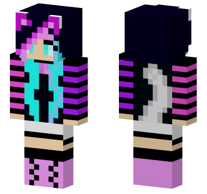 Snowkitten711 Cat Girl Minecraft skin