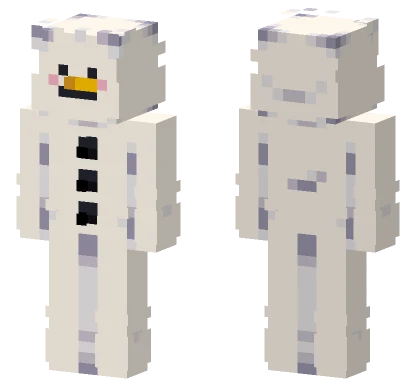 Snowman Minecraft skin