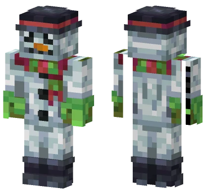 Snowman Christmas Minecraft skin