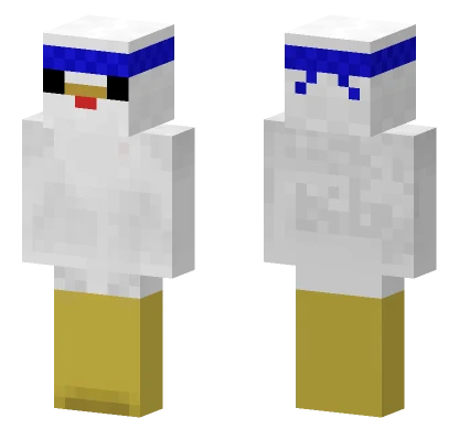 Snowman With Blue Hat Minecraft skin