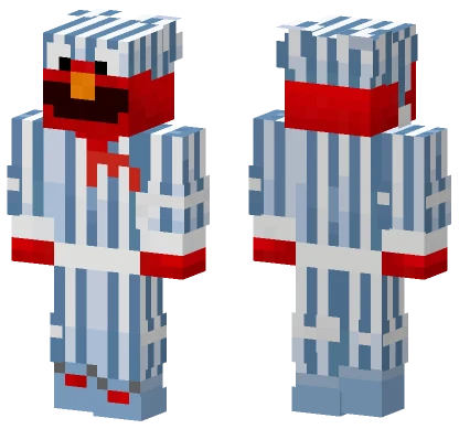 Snowman With Red Hat Minecraft skin