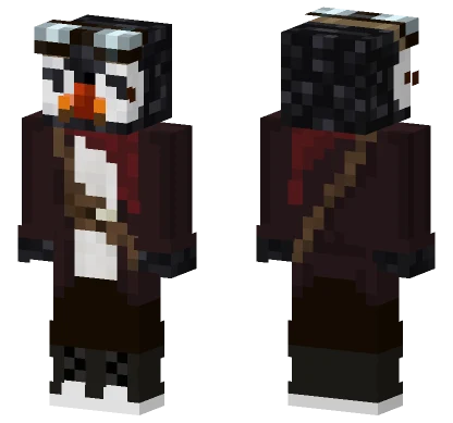 Snowman with Top Hat Minecraft skin