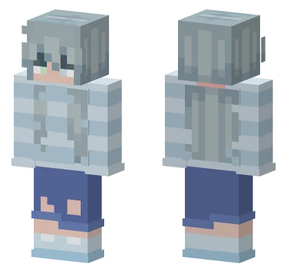 Snowy BFF Minecraft skin