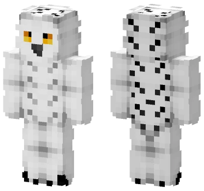 Snowy Owl Minecraft skin