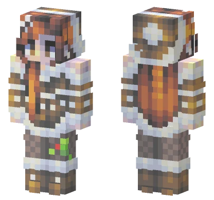 Snowy Pinecones Minecraft skin