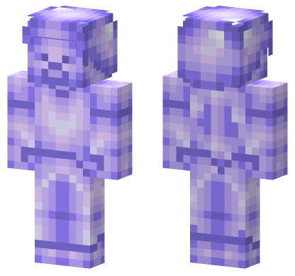 Soft Purple Steve Minecraft skin