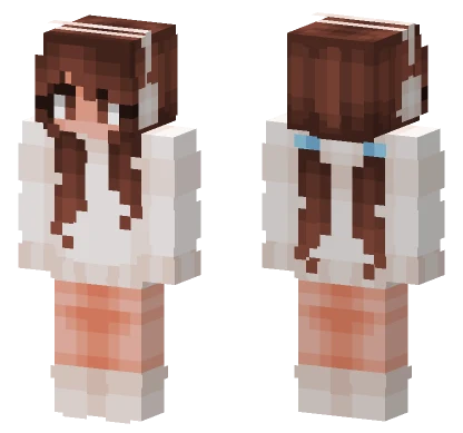Soft Winter Outfit Girl Minecraft skin