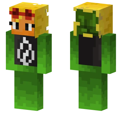 Solar Flare Boy Minecraft skin
