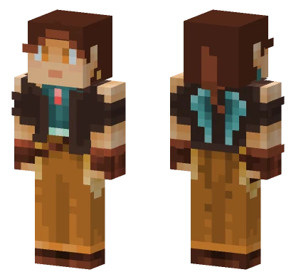 Solarpunk WIP Minecraft skin