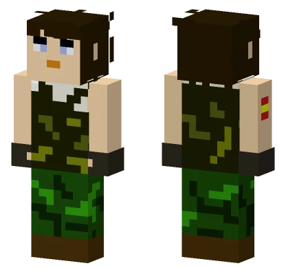 Soldadito Minecraft skin
