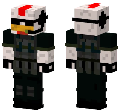 Soldier Chicken Minecraft skin