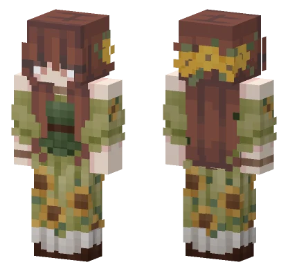 Solsikke Girl Minecraft skin