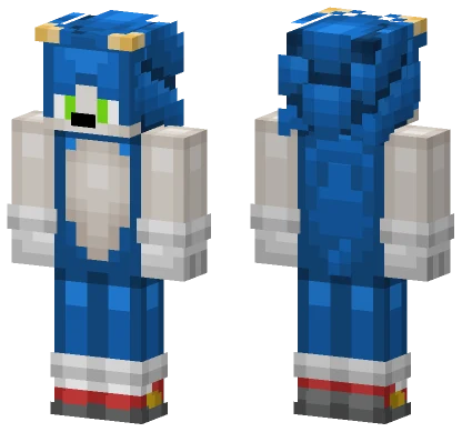 Soncihinca of Sonic Minecraft skin