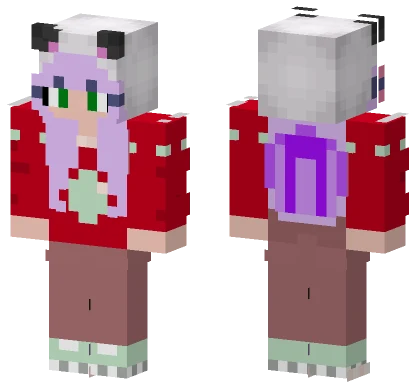 Sonia Panda Girl Minecraft skin