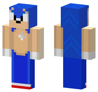 Sonic Minecraft skin