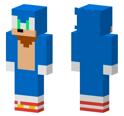 Sonic Boom Minecraft skin